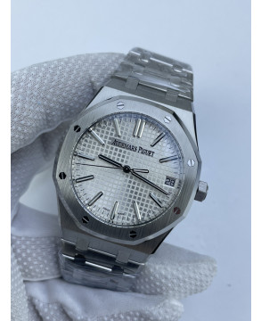 (준비완료/특급배송)NO.3284/DD공장 오데마피게 로얄오크 15510 실버 스틸